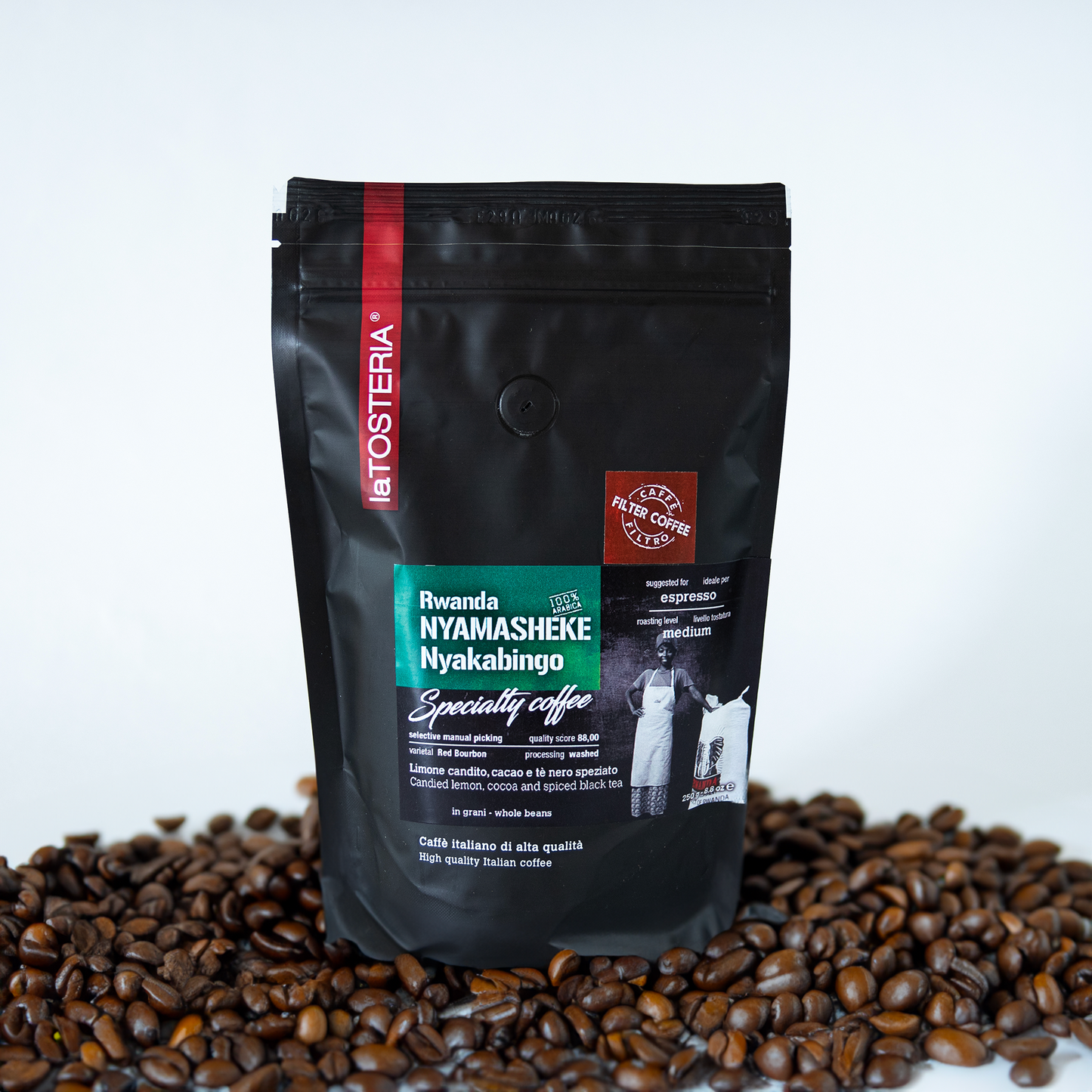 Rwanda Nyamasheke Nyakabingo (filter) - Výberová káva 250g