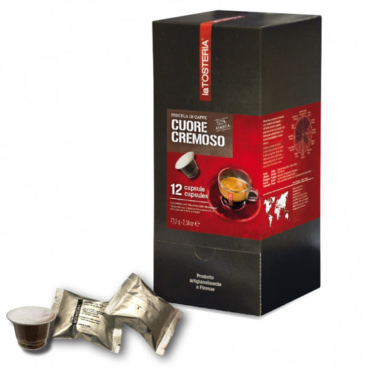 Cuore Cremoso - 12 kapsúl pre systém Nespresso